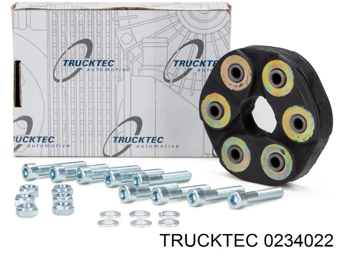 02.34.022 Trucktec муфта кардана эластичная передняя/задняя