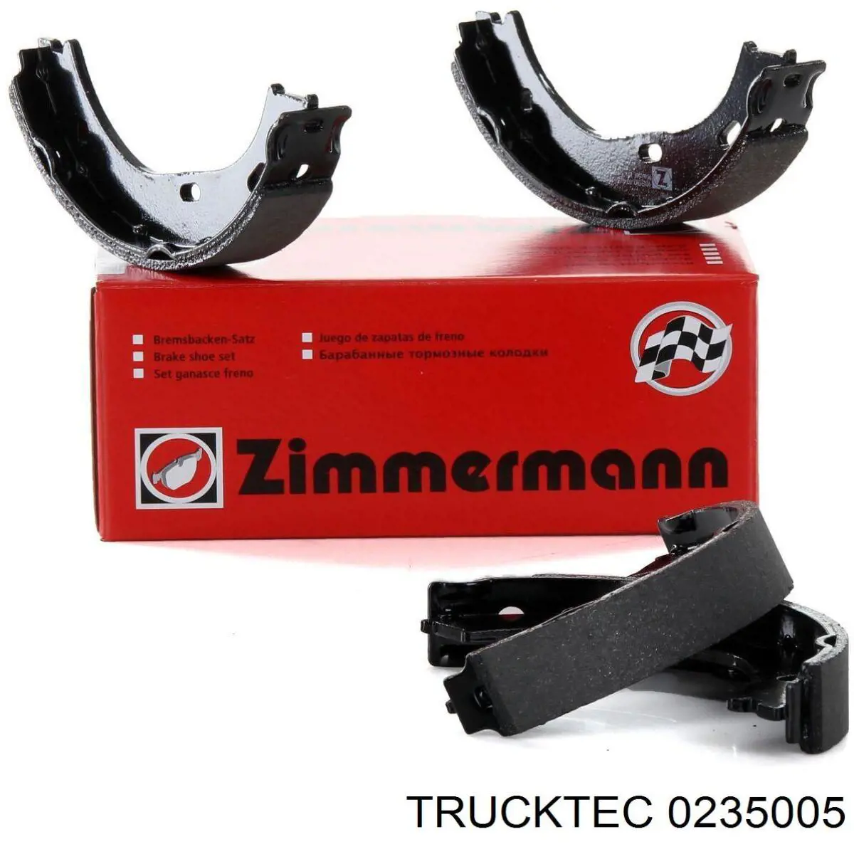 Купить 0235005 Trucktec Колодки ручника/стояночного тормоза