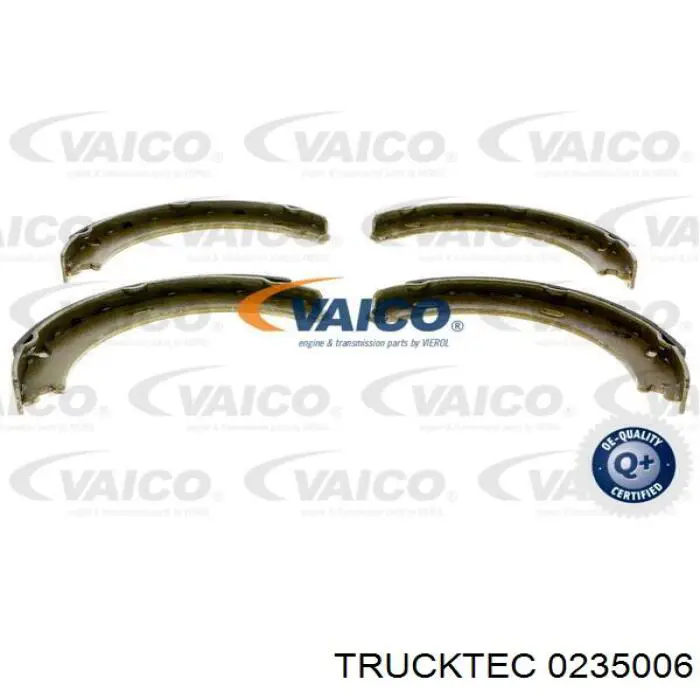 Колодки ручника 0235006 Trucktec