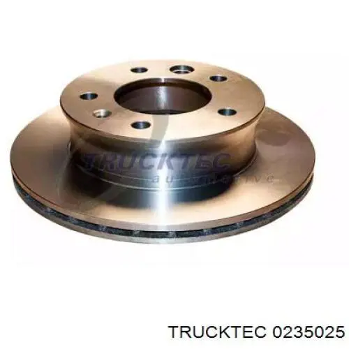 02.35.025 Trucktec диск тормозной передний