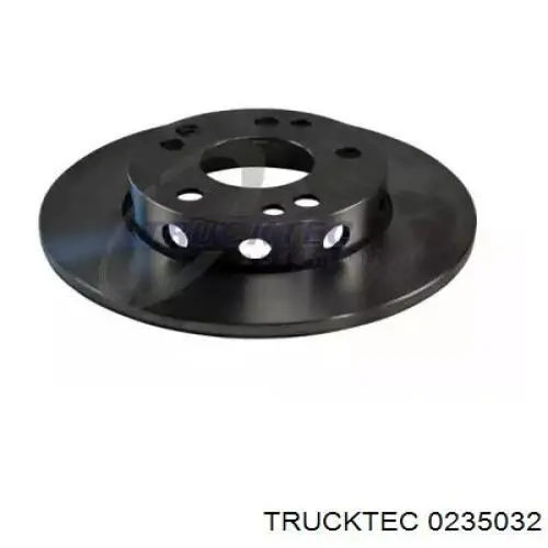 0235032 Trucktec диск тормозной передний