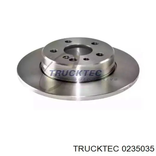 0235035 Trucktec диск тормозной задний