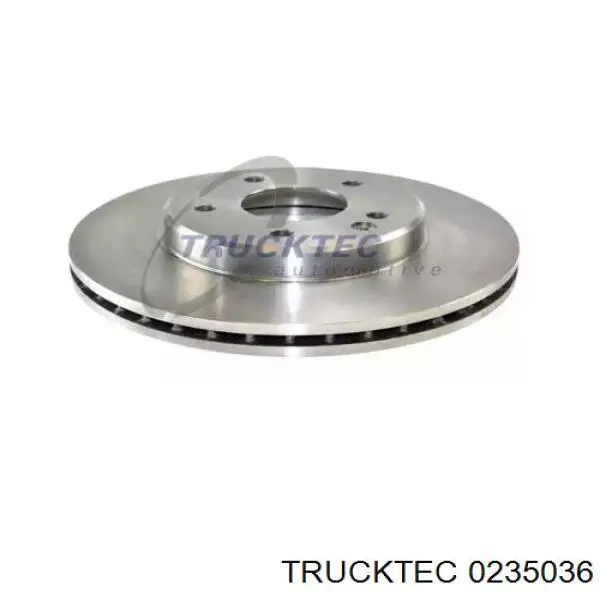 02.35.036 Trucktec диск тормозной передний
