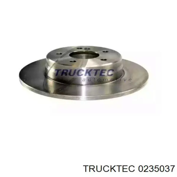 0235037 Trucktec диск тормозной задний