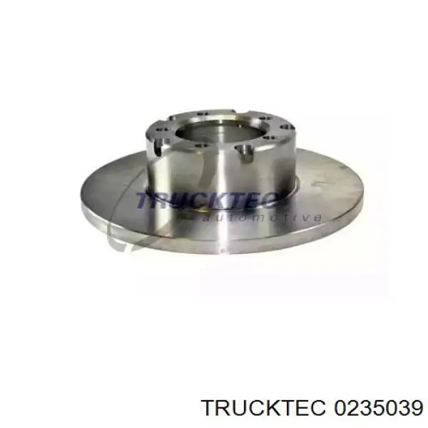02.35.039 Trucktec диск тормозной передний