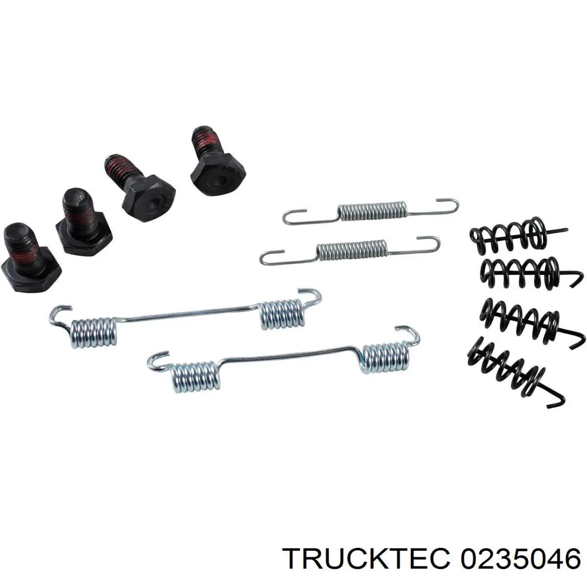 Купить 0235046 Trucktec Колодки ручника/стояночного тормоза