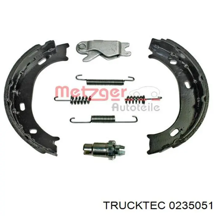 Тормозные колодки стояночного тормоза Trucktec 0235051 цена, от 19.03 USD