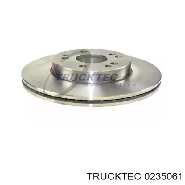 0235061 Trucktec диск тормозной передний