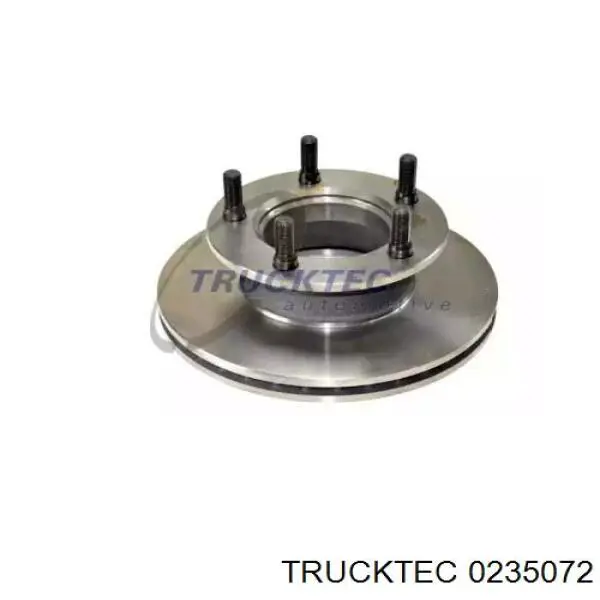 Передние тормозные диски 0235072 Trucktec