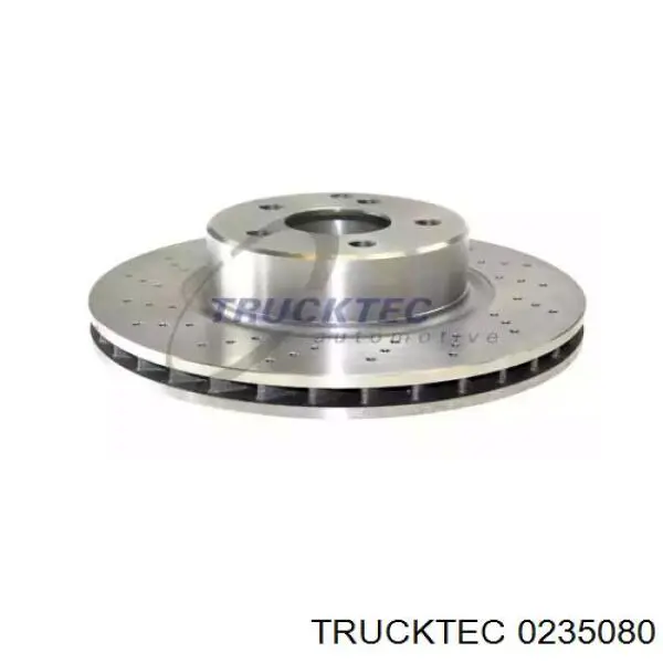 0235080 Trucktec диск тормозной передний
