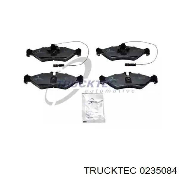 Колодки тормозные задние дисковые TRUCKTEC 0235084