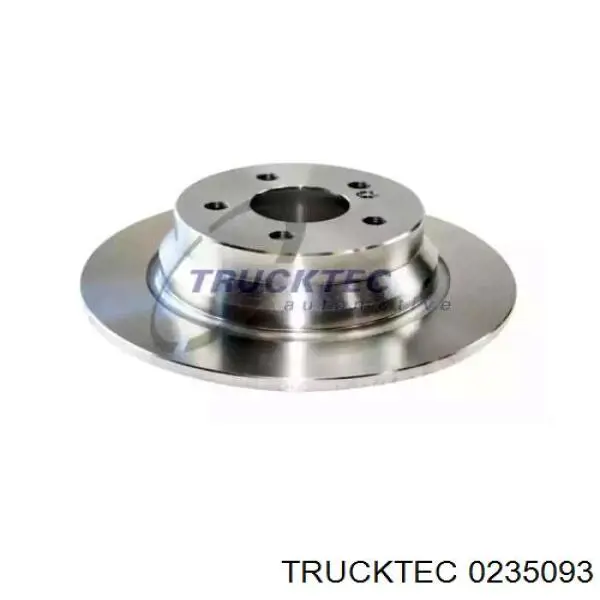 02.35.093 Trucktec диск тормозной задний