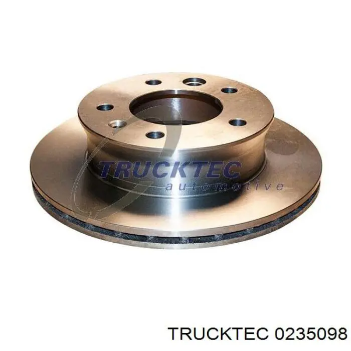 0235098 Trucktec колодки тормозные передние дисковые