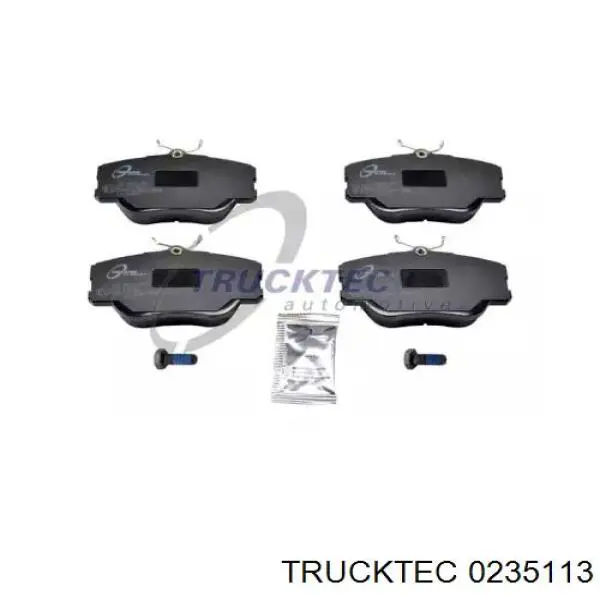 Передние тормозные колодки 0235113 Trucktec