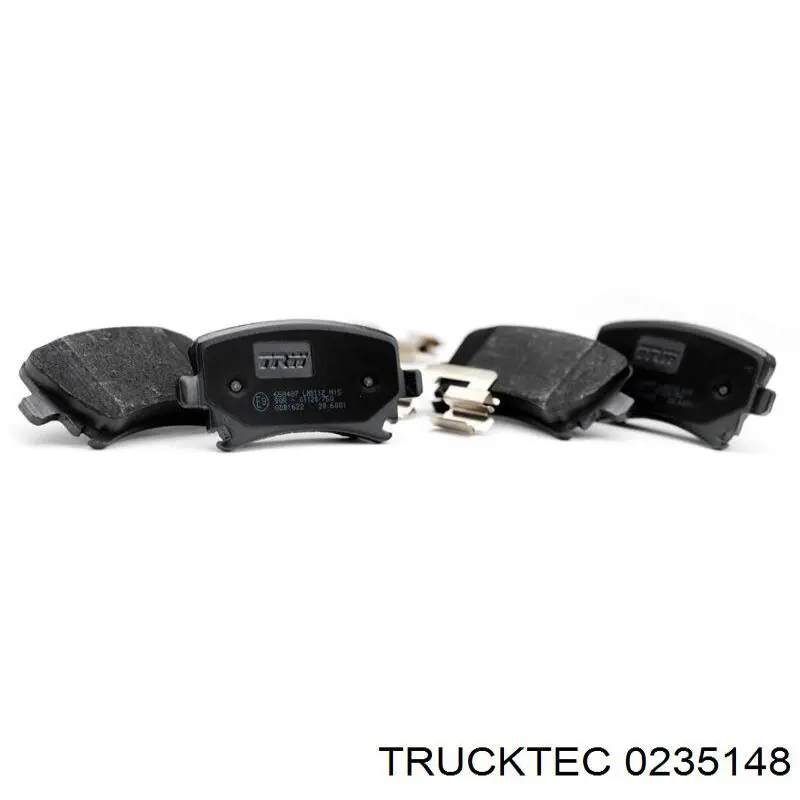 Передние тормозные колодки 0235148 Trucktec