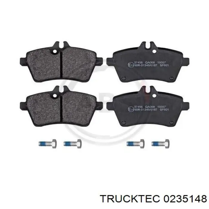 Купить 0235148 Trucktec Колодки тормозные