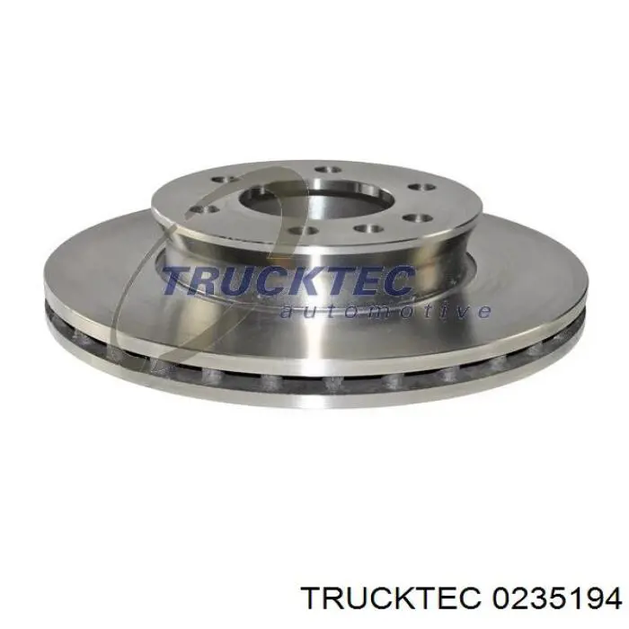 02.35.194 Trucktec диск тормозной передний