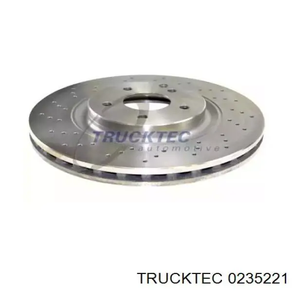 0235221 Trucktec диск тормозной передний