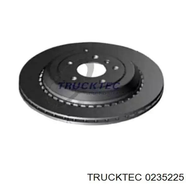 0235225 Trucktec диск тормозной задний