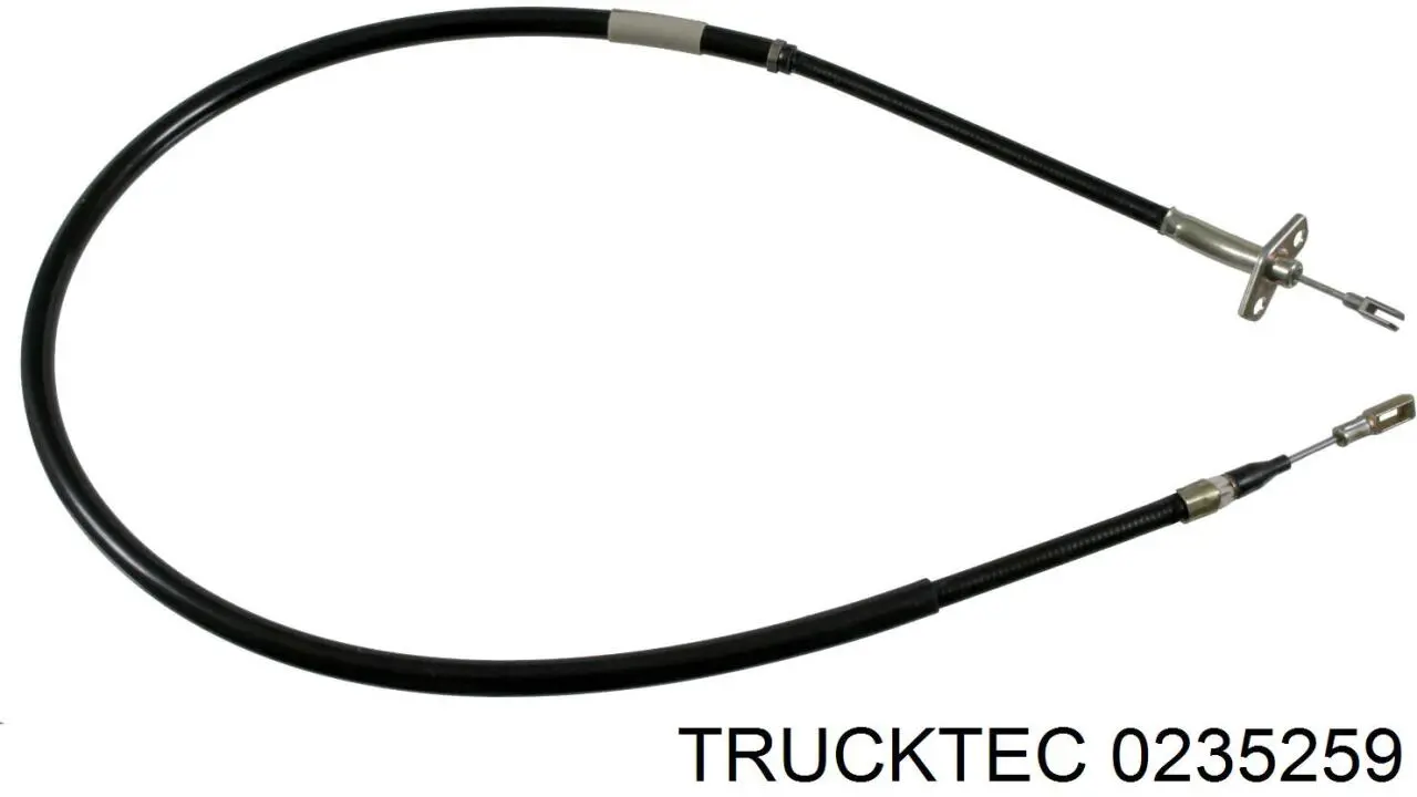 Задний трос ручника 0235259 Trucktec