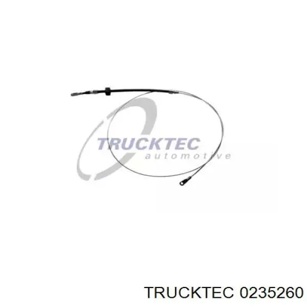 Передний трос ручника 0235260 Trucktec