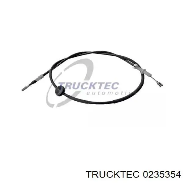 0235354 Trucktec трос ручного тормоза задний правый