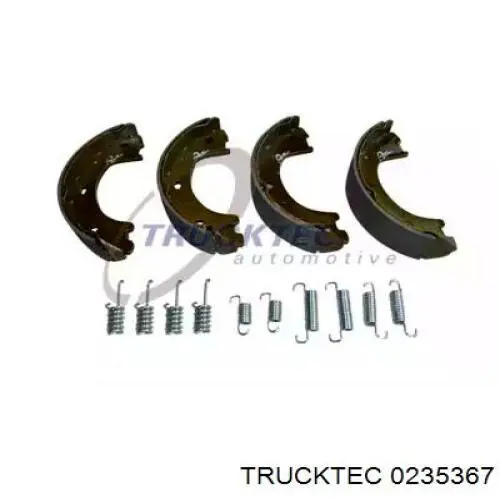 Колодки ручника 0235367 Trucktec