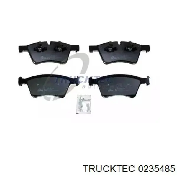 Передние тормозные колодки 0235485 Trucktec