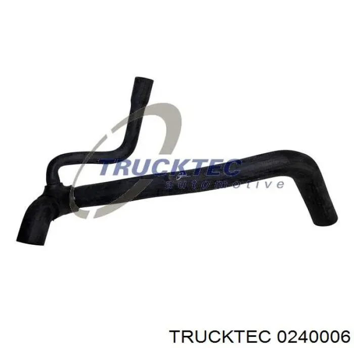 0240006 Trucktec шланг (патрубок радиатора охлаждения нижний)