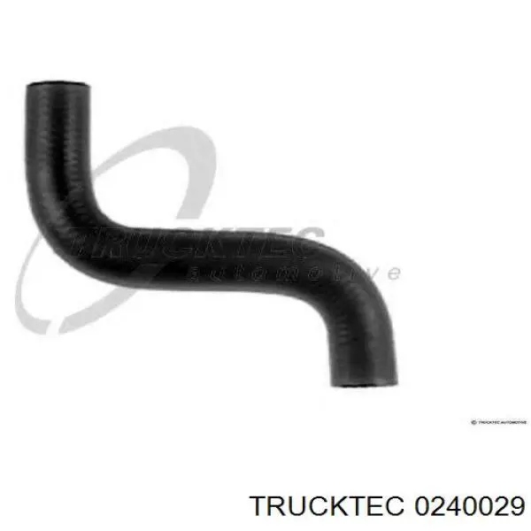 0240029 Trucktec шланг (патрубок радиатора охлаждения верхний)