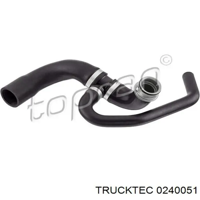 Шланг радиатора, нижний Trucktec 0240051 цена, от 35.33 USD