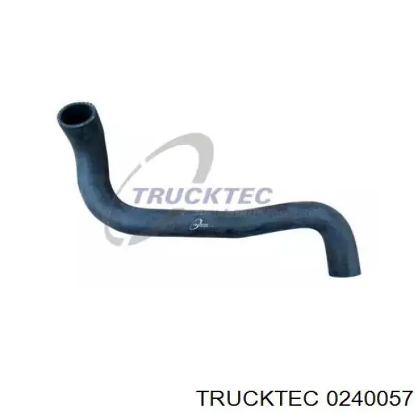 0240057 Trucktec Патрубок радиатора охлаждения нижний