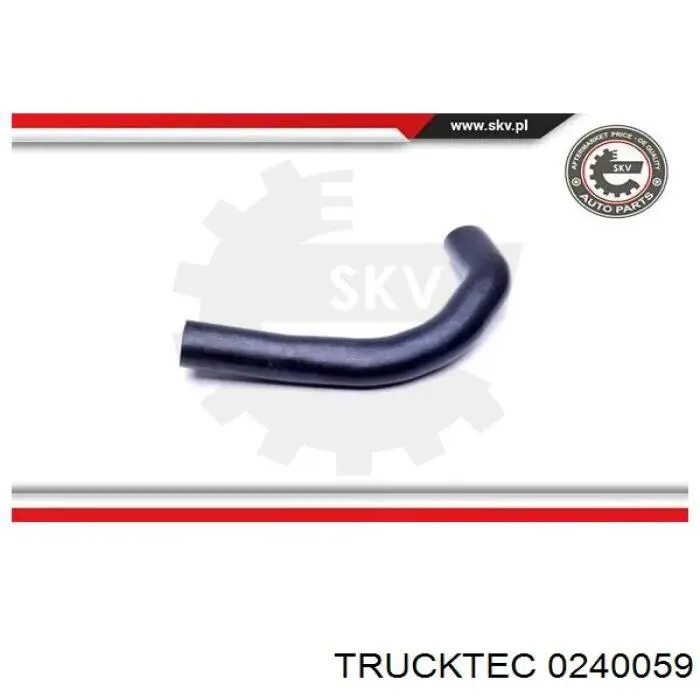 Шланг радиатора охлаждения Trucktec 0240059 цена, от 11.10 USD