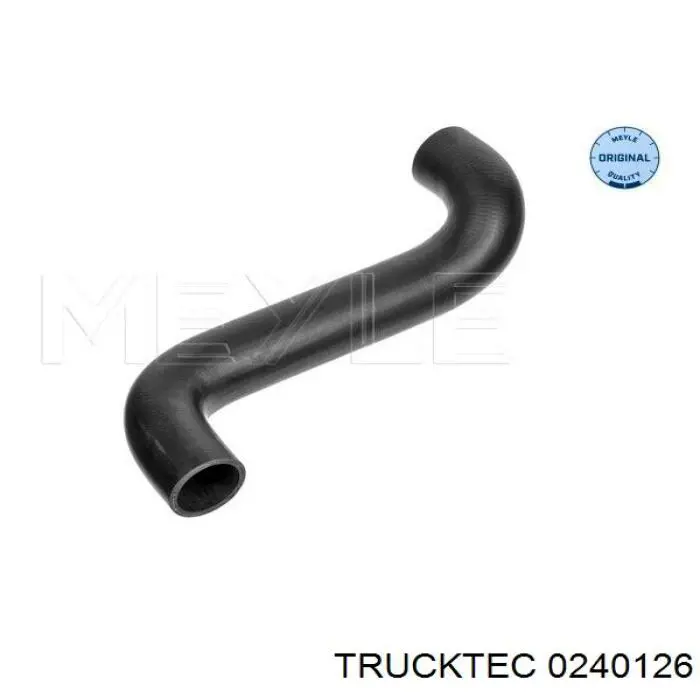 Патрубок радиатора 0240126 Trucktec