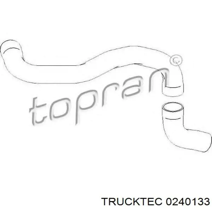 Купить 0240133 Trucktec Патрубок интеркулера