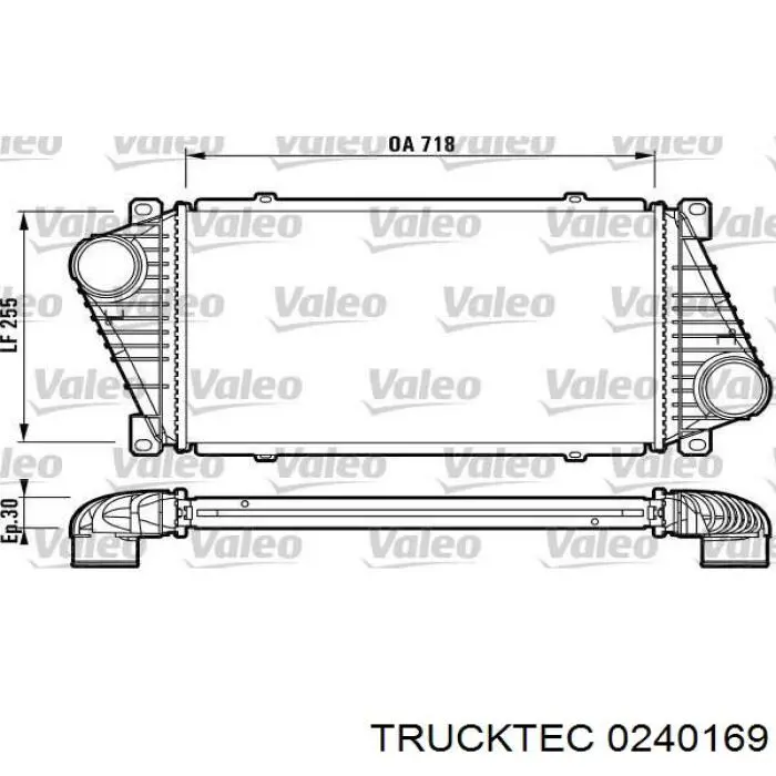 02.40.169 Trucktec интеркулер