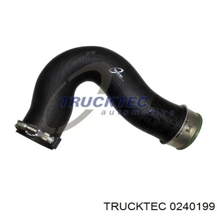 Tubo flexible de aire de sobrealimentación derecho 0240199 Trucktec