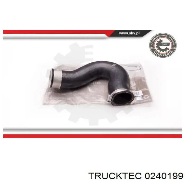 Шланг/патрубок интеркуллера Trucktec 0240199 цена, от 33.24 USD