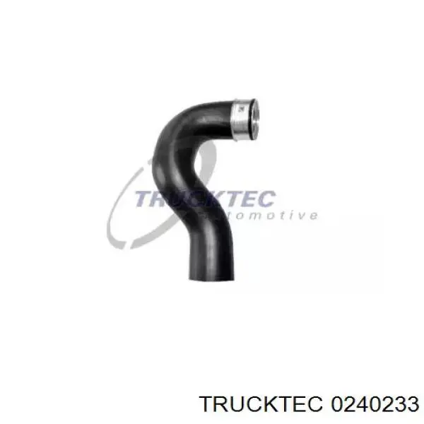 Шланг (патрубок) интеркуллера нижний 0240233 Trucktec