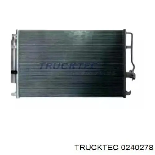 02.40.278 Trucktec radiador de aparelho de ar condicionado