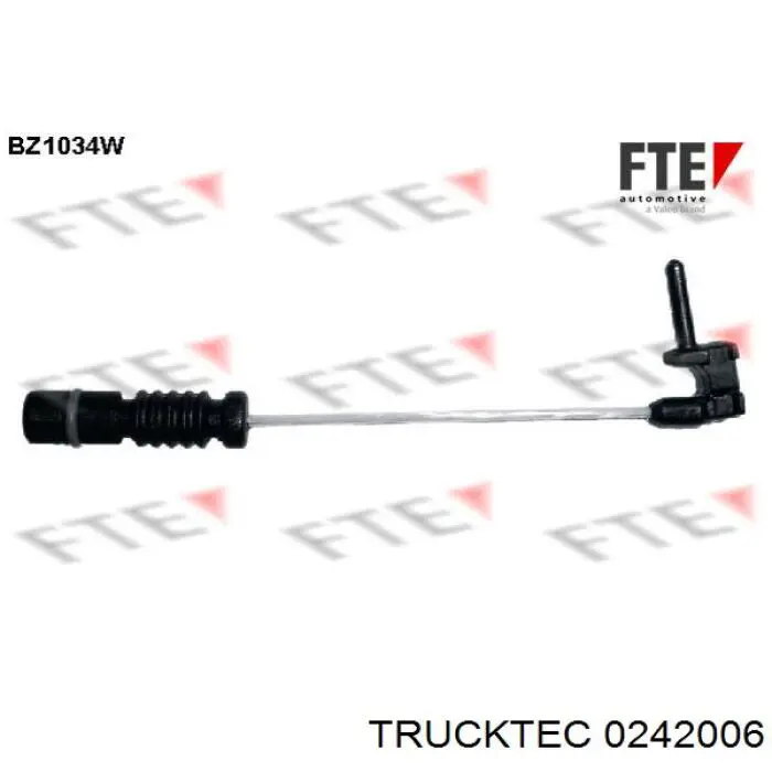 Датчик износа тормозных колодок передний 0242006 Trucktec