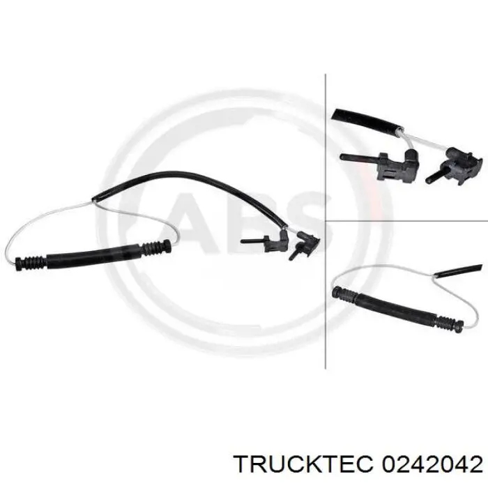 Датчик износа тормозных колодок передний 0242042 Trucktec