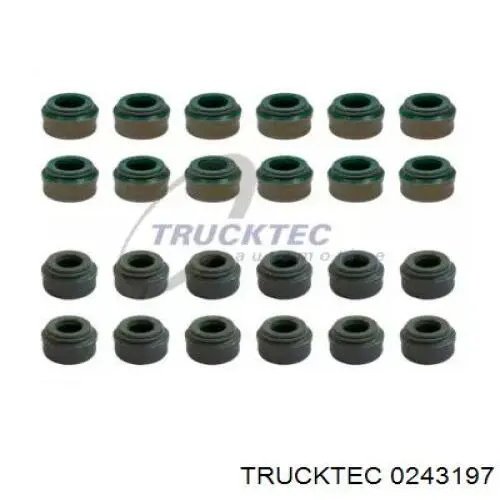 0243197 Trucktec сальник клапана (маслосъемный, впуск/выпуск, комплект на мотор)