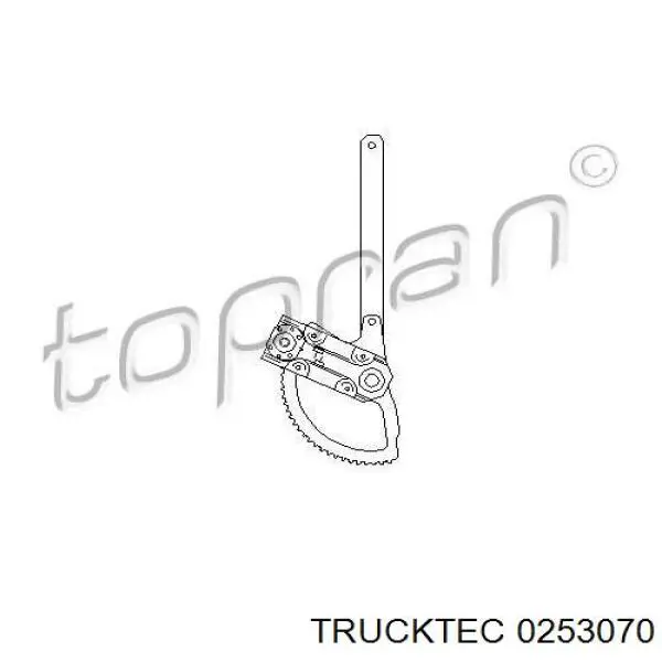 02.53.070 Trucktec механизм стеклоподъемника двери передней правой