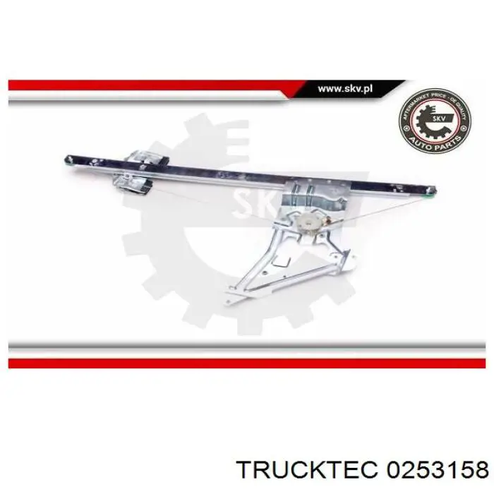 Mecanismo de elevalunas, puerta delantera izquierda 0253158 Trucktec