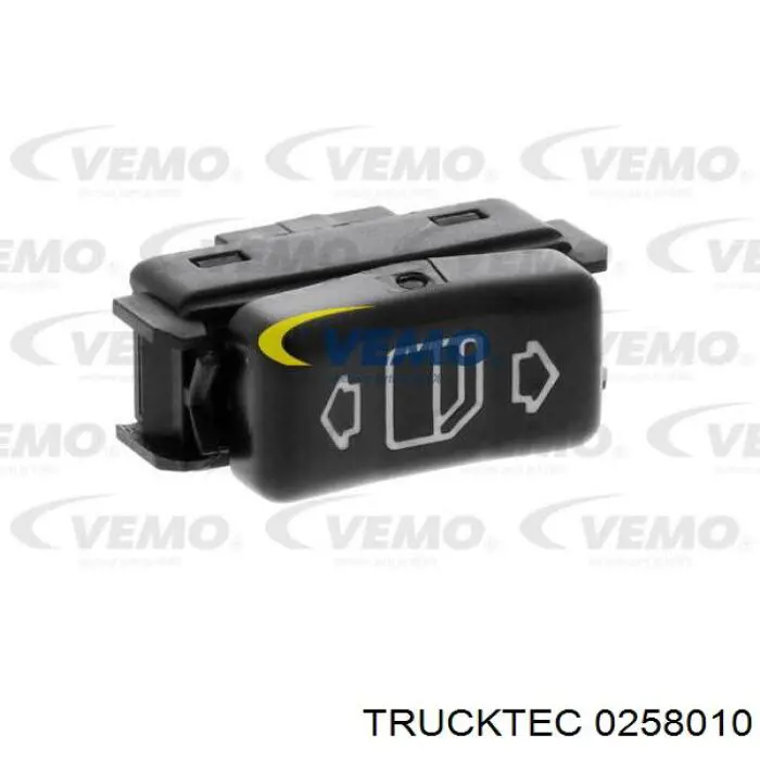 Кнопка включения мотора стеклоподъемника передняя правая Trucktec 0258010