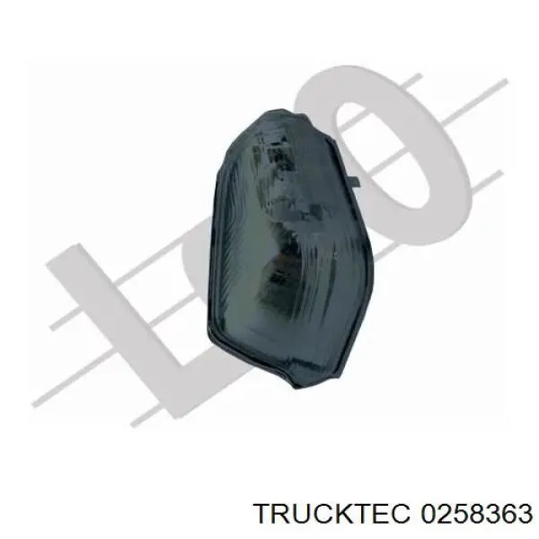 Luz intermitente de retrovisor exterior izquierdo 0258363 Trucktec