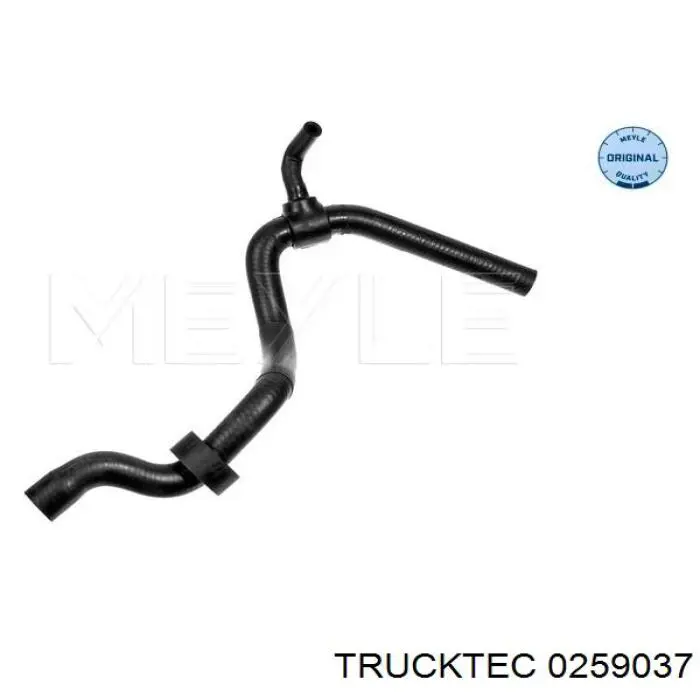 Патрубок радиатора печки 0259037 Trucktec