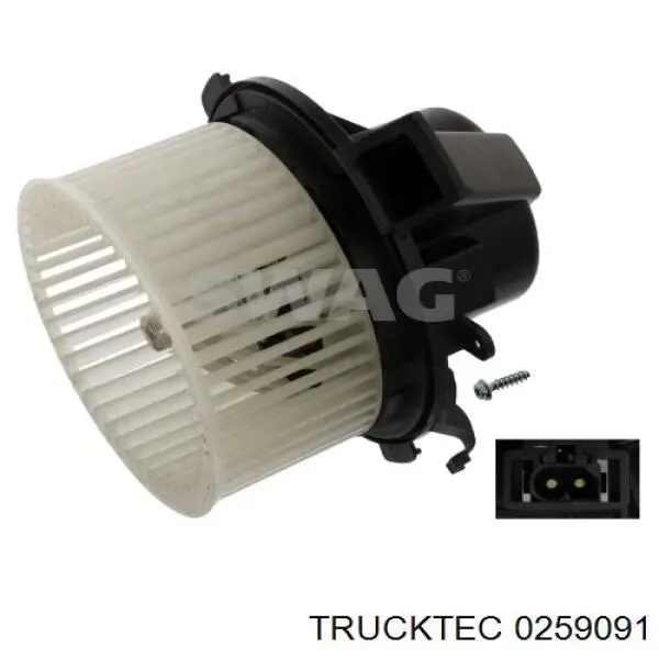 02.59.091 Trucktec вентилятор печки