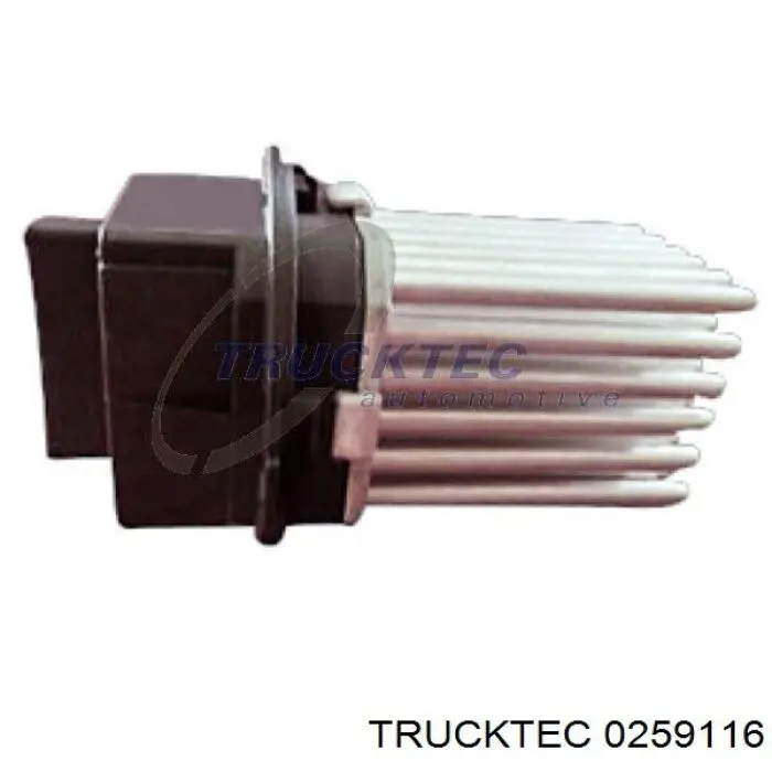 02.59.116 Trucktec resistor (resistência de ventilador de forno (de aquecedor de salão))